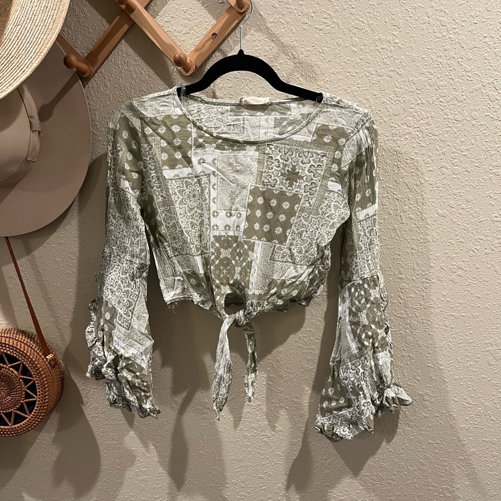 Altar’d State Crop Top with Tie